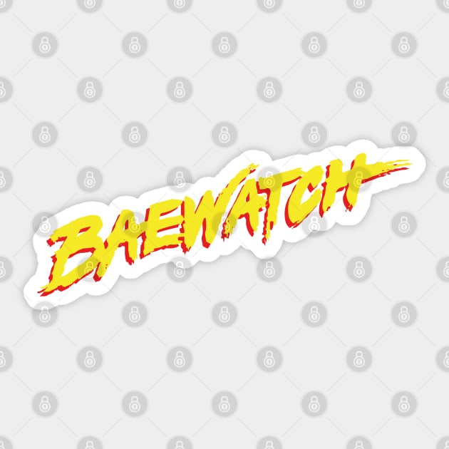 Baewatch Sticker by Me And The Moon